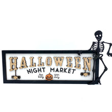 Load image into Gallery viewer, Halloween Night Market sign (SVG file)