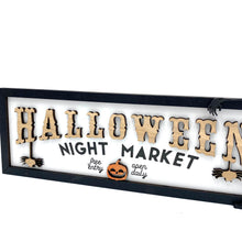 Load image into Gallery viewer, Halloween Night Market sign (SVG file)