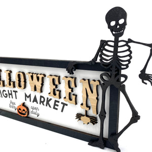 Halloween Night Market sign (SVG file)